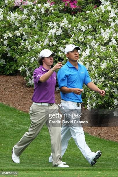 Rory McIlroy looks down the fairway on the second hole during .